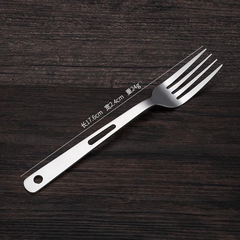Abay Stainless Steel Hollow Fork for Outdoor Camping