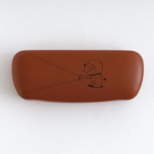 Green Flash Doraemon Glasses Case & Cloth Set, Small Light, DG-326