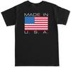 Made In U.S.A. Funny Humor United States USA U.S. America Flag MENS T SHIRT