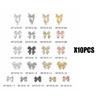 Nail Art Rivets Nail Art Studs Ribbow Bowknot Nail Art Charms Nail Accessories Nail Jewelry for DIY Craft Nail Decors