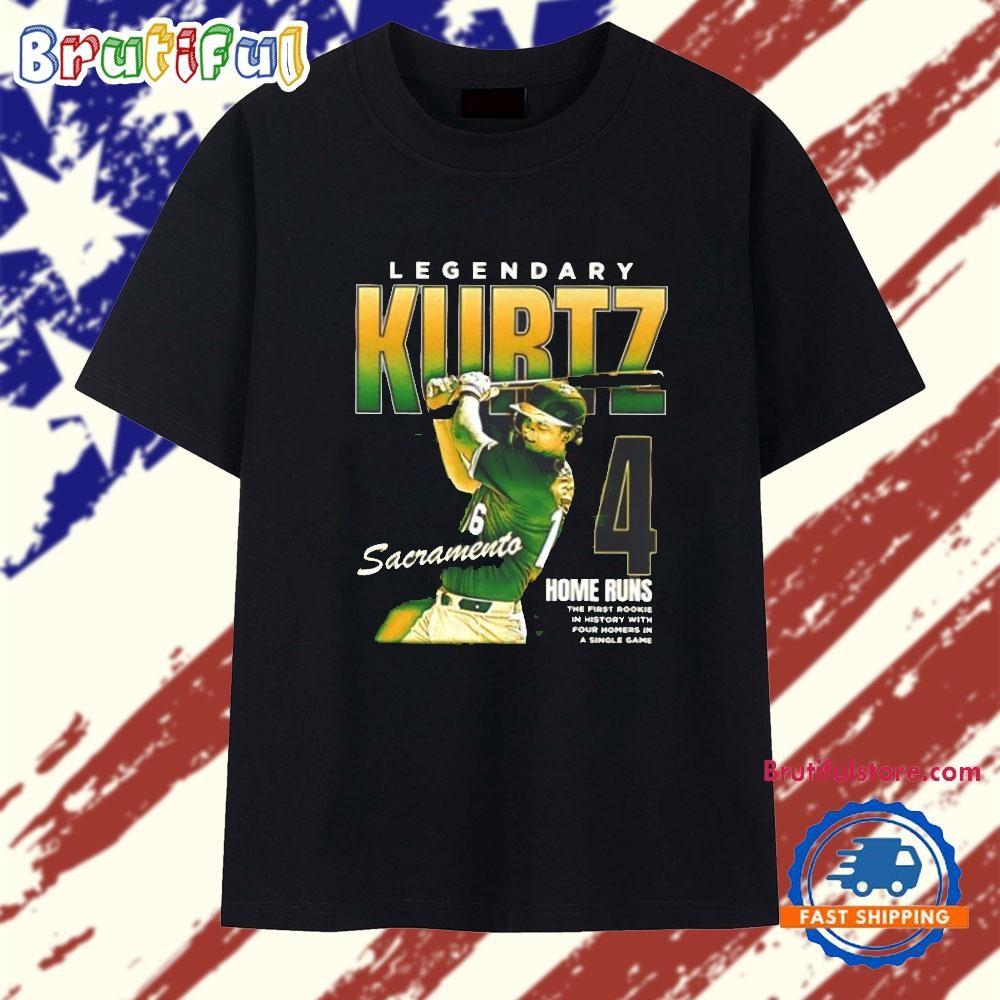 Legendary Nick Kurtz Sacramento Home Runs Retro T-Shirt S-5XL Unisex T-Shirt S