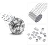 DIY Self-Adhesive Disco Ball Mirror Sticker Square Handmade Mosaic Tiles Mirror Glass Background Wall Mirror For Party Decor