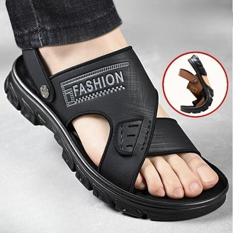 Men's Sandals, Non-slip and Wear-resistant, Outer Wear, Thick-soled Casual Wear-resistant Beach Shoes, Sandals and Slippers
