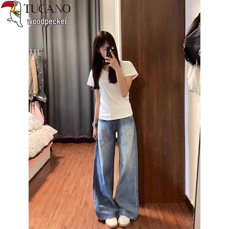 Women's V-Neck Slim Fit Cotton Short Sleeve T-Shirt