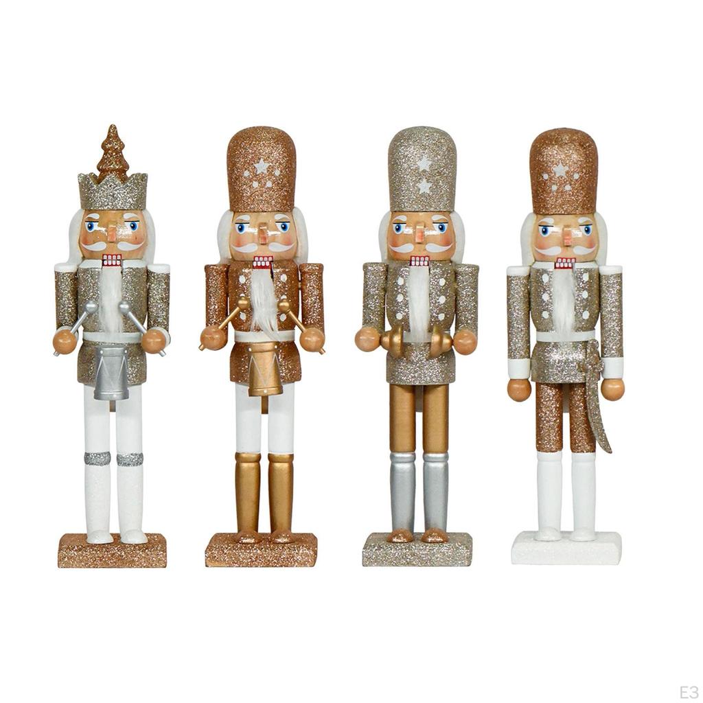Figurine, King Craft Theme, Christmas Wooden Collectible Decor for Tree