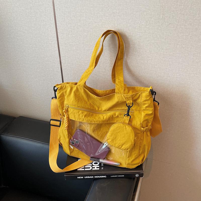 Sac fourre-tout décontracté pour femmes2026Nouveau sac à bandoulière élégant et polyvalent, sac fourre-tout de grande capacité, adapté aux cours et aux trajets domicile-travail, c