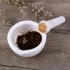 Premium White Ceramic Grinder Non-Slip Base Eco-Friendly Mortar and Pestle Set Pill Crusher Kitchen Tool