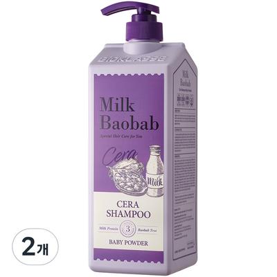Cera Shampoo Baby Powder, 1,2 L, 2 unità