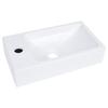 VidaXL Lavabo 400x220x90 mm SMC Blanc