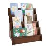 Space Saving Wood Card Holder With Tiers Shelves To Keep Your Desk Organized