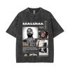 T-shirt Vintage Lavata Rapper Maluma Pretty Dirty Europet Tour Uomo Donna Moda Oversize Hip Hop Streetwear Maschile