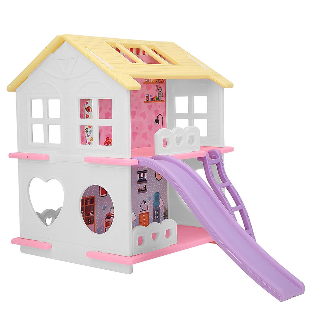 Miniature Dollhouse Toys DIY Kid Assemble Doll House Baby Toy Boy Girls GiftA Style