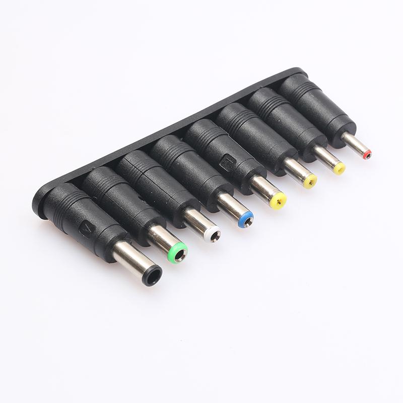  8Pcs Universal Power DC Adapter 8 Tips Head Charger Supply For Laptop PC