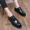 Men's Dress Shoes Oxfords Italian Leather Zapatos Hombre Black Men Suit Shoes Party Formal Shoes Men Sapatos Social Masculino