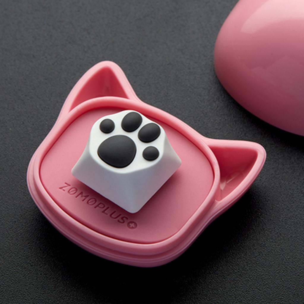 ABS & Silicone Kitty Paw Artisan Keycap Cats Paw Keyboard for Key Cover for Cherry MX Switches Keycaps