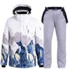 Women's Warm Jacket + Pants 2 Piece Set Winter Outdoor Ski Suit Snow Suit Waterproof Ski Outdoor Sweatshirt
