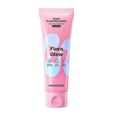 Flora Glow Rose Sleeping Mask Overnight Hydrating Brightening Face Mask 80ml