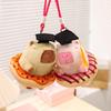 Cute Cute Doctor Hat Capybara Doll Plush Toy Donut Kapibara Doll Keychain Rag Doll