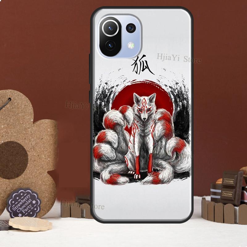 Kitsune Fox Art Funda For POCO F5 X3 X4 X5 Pro F4 GT C40 F3 Case For Xiaomi 11T 12T Pro 12 X 13 Lite Cover