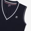 Fila Cotton Blend Pique V Neck Vest Dress