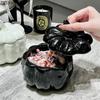 Pumpkin Storage Can Creative Living Room Desktop Snack Candy Storage Can Modern Style Home Kitchen Ceramic Storage Container