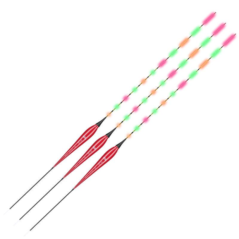 0.65mm Ultra-fine Diamond High-Brightness Hard Tail OLED Dual-Use Luminous Carp Float for Day/Night Fishing