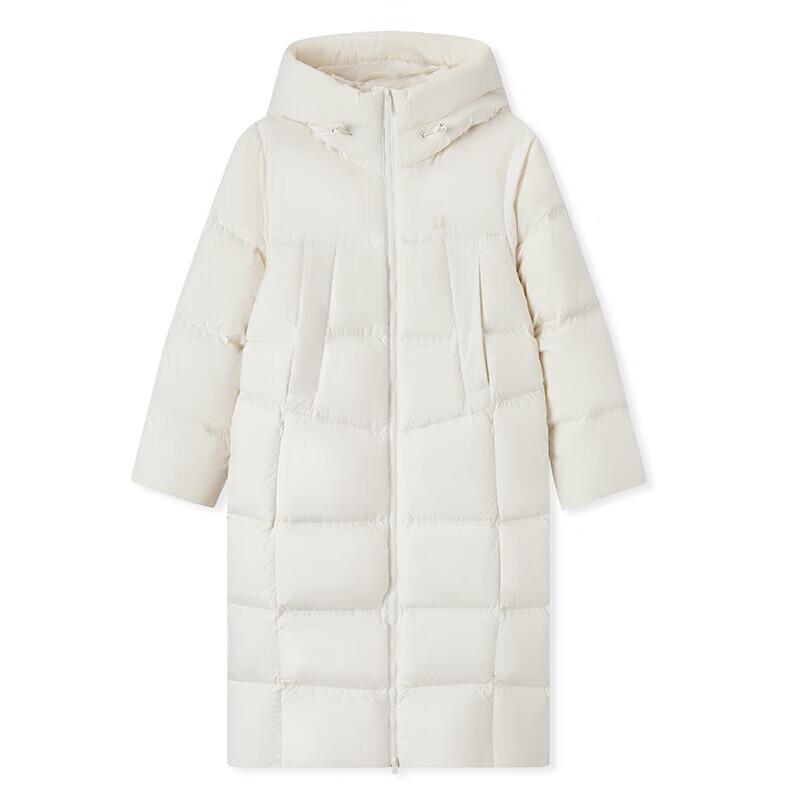 Semir Women's Long Hooded 90% Duck Down Puffer Jacket