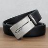 Men'S Automatic Buckle Belt Leather Business Belt Men'S First Layer Cowhide Middle-Aged Simple Dad Gift Belt Men