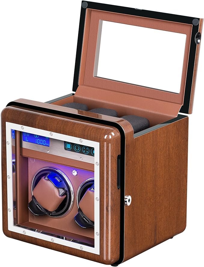 

Новый тип заводных часов с автоматическим механизмом, наручные часы, наручные часы, регулируемые, бесшумные, со светодиодным ЖК-дисплеем, сенсорным экраном, можно использовать со всеми машинами и механизмами, с 2 заводными механизмами,