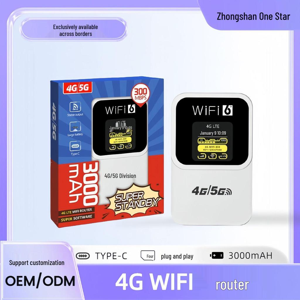 Global 4G Portable WiFi Router with SIM Slot, Car Hotspot MIFI for Europe, Africa, Asia, and the Americas, Model M31