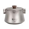 Pure Titanium Travel Tea Set of 1-5 Double-layer Kuaike Cup One Person One Color Travel Kung Fu Tea Set Portable Outdoor Camping