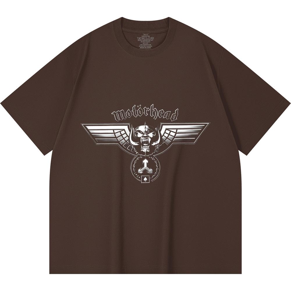 230 g/m² 100% Baumwolle Heavy Metal T-Shirt Rockband Beliebte Musik Druck Unisex Schweres Baumwoll-T-Shirt