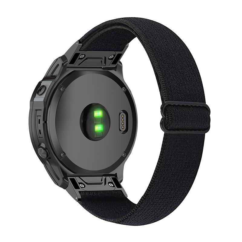 Pro Garmin Fenix Series 7/6 GPS/Epix/Fenix 5 Nastavitelný řemínek k hodinkám Elastický nylonový náramek Pro chytré hodinky Prodyšný pásek pro ženy/muže