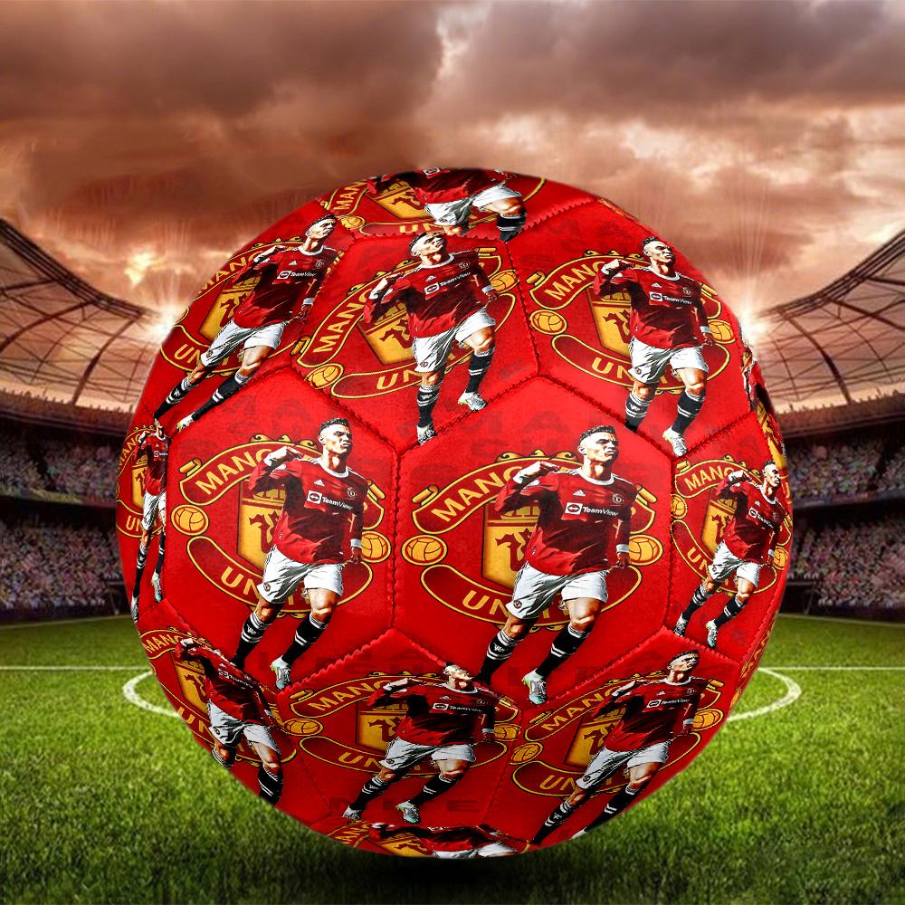 1 pz Palloni da Calcio Celebrazione Cristiano Ronaldo Taglia Standard 5 Macchina-Lega Sportiva Partita all'Aperto Pallone da Allenamento Calcio Futbol VoetbalY07086