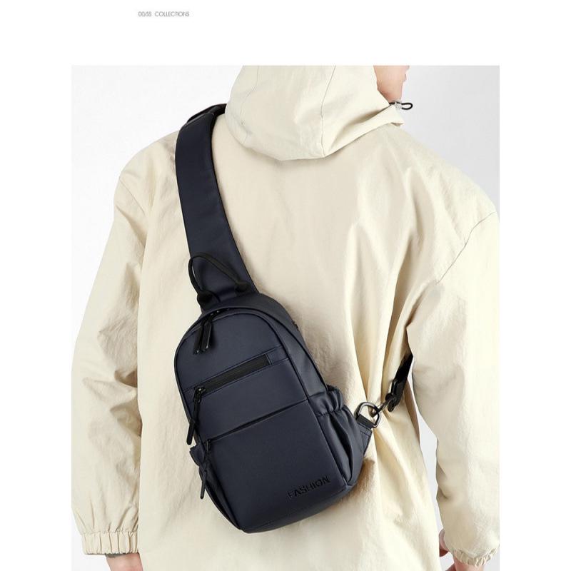 Men's Multi-Compartment Crossbody Bag: Outdoor Sports & Business Commute Handbag