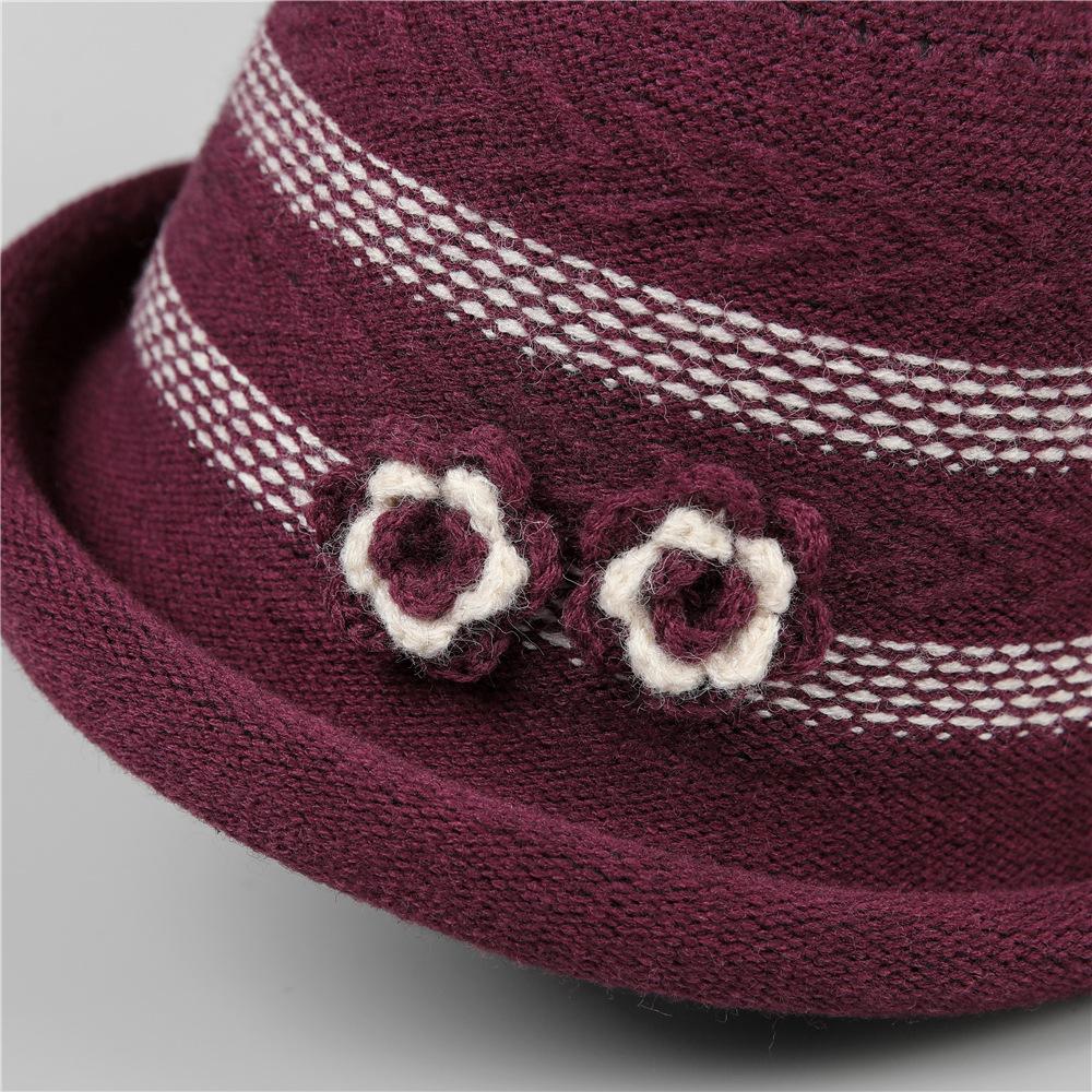 Hat Lady Winter Basin Hat Mom Knitted Hat Old Man Grandma Bucket Hat Autumn Old Woman Hat