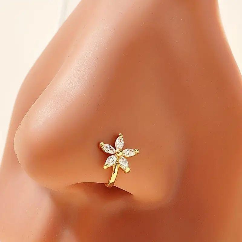 U-shaped Non-piercing Nose Ring, Butterfly Moon Crown, Heart-shaped Nose Clip, Unique and Trendy Nose Accessory