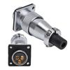 3 Pin Aviation Connector Zinc Alloy Waterproof WS20 Aviation Male Female Plug AC 500V