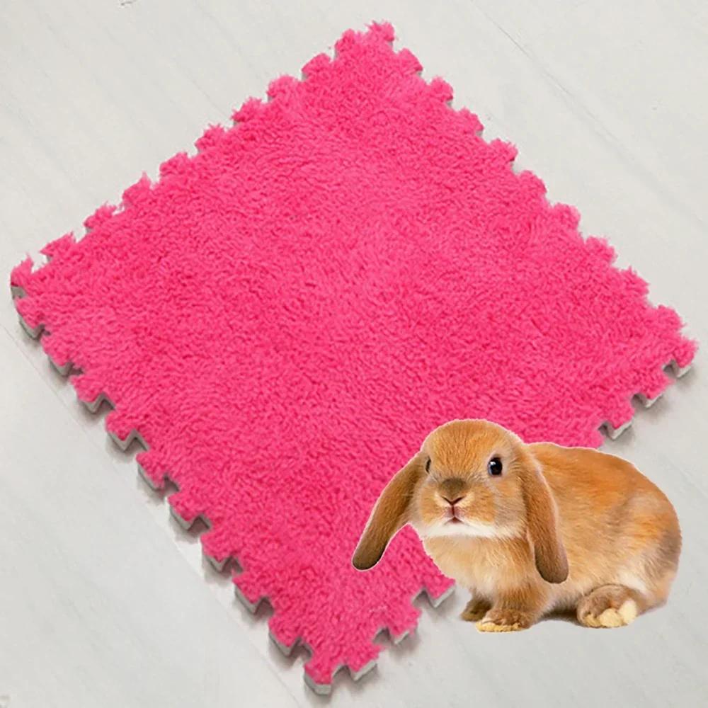 4/10Pcs Pet Pee Pad Washable Guinea Pig Pads Waterproof Rabbit Sleep Mat Blanket Bed Highly Absorbent Cage Liner Pet SleepMat