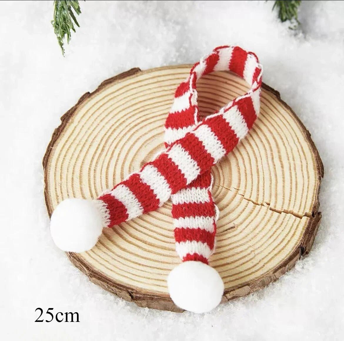 

5 шт. маленьких рождественских шапок 4,5 см вязаная мультяшная шапка винная бутылка рождественская кукла украшение фестиваль украшения