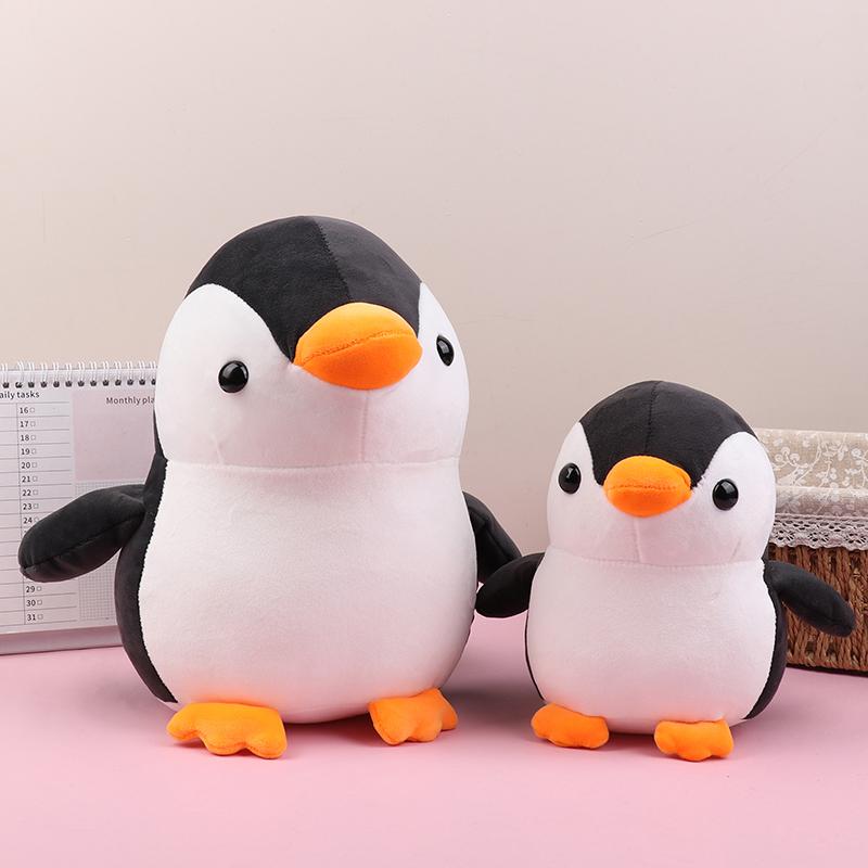 1 Piece 25/35/45Cm Cartoon Colorful  Penguin Plush Doll Pillow Blue Black Pink Animal Toy Home Decoration Gift For Boys Girls