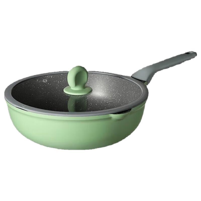 COOKER KING 30cm Non-stick Flat-Bottom Wok