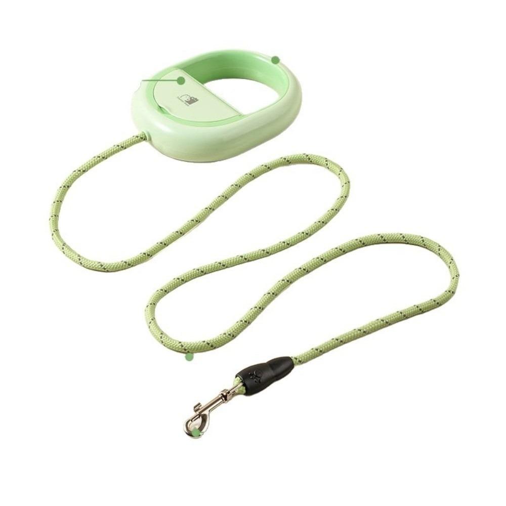 Anti-Slip Handle Retractable Dog Leash Adjustable Pet Walking Rope Pet Traction Rope Running 150 cm/59.06 in зелёный