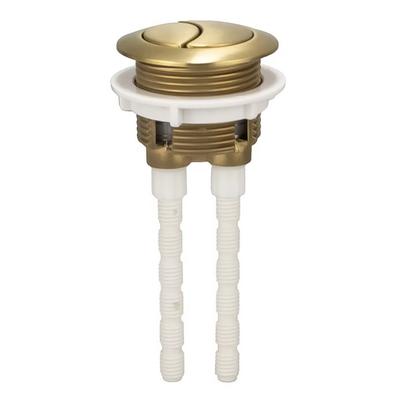Buton pentru Vas WC cu Rezervor Apropiat 38mm Aur Alama Periat de Înaltă Calitate