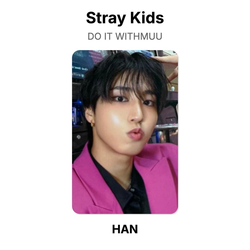 Stray Kids DO IT WITHMUU Official Photocard