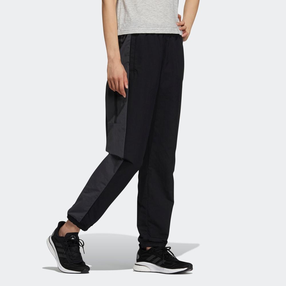 Adidas Fi Word Wv Pn Color-Block Training Sports Jogger Pants Women Bottoms Black GU6468