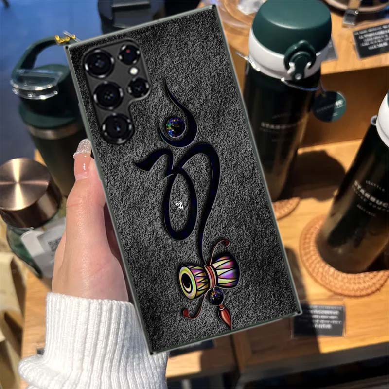 Om Symbol Meditation und Kreativität Hüllen Handyhülle für Samsung Galaxy S26 Ultra S25 Edge S24 S23 FE S21 Plus S20 S22 S10 Abdeckung