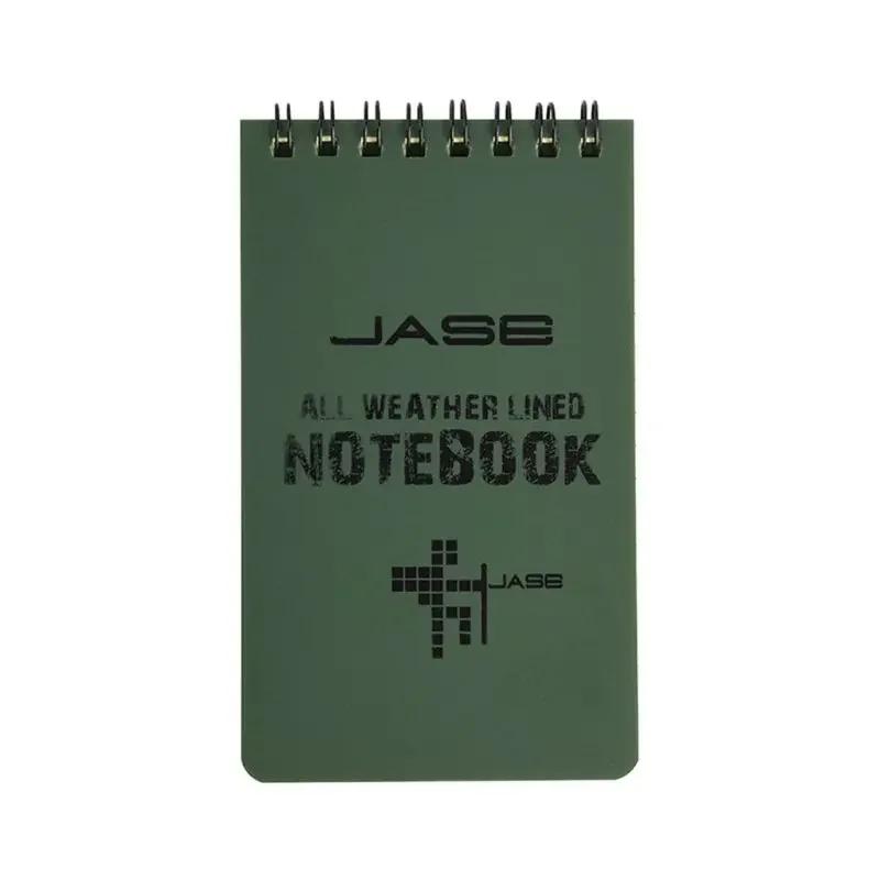 48 Page Tactical Notebook Durable Weather Resistant Writing Companion for Outdoor Adventures Camping Pocket-Sized Field Journal зелёный
