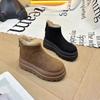 Small Thick-Soled Short Boots For Women'S Winter New Heightening Versatile Velvet Thickened Lightweight Snow Boots For Women