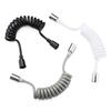 Toilet Tube Bathroom Accessories Spring-Shaped Extension Pipe Water Pipe Shower Hose Faucet Hose